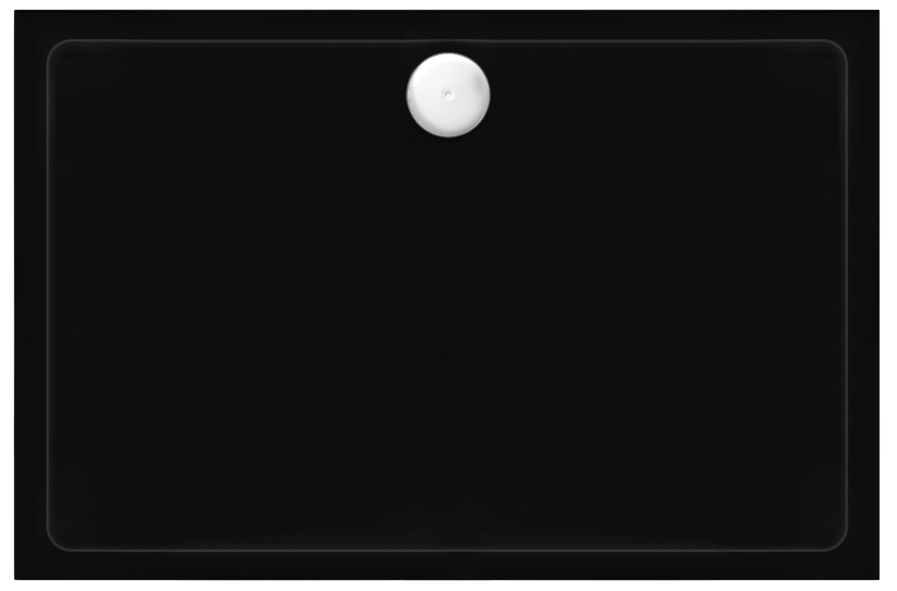 Piatto Doccia Acrilico Rea Savoy Black 80x100