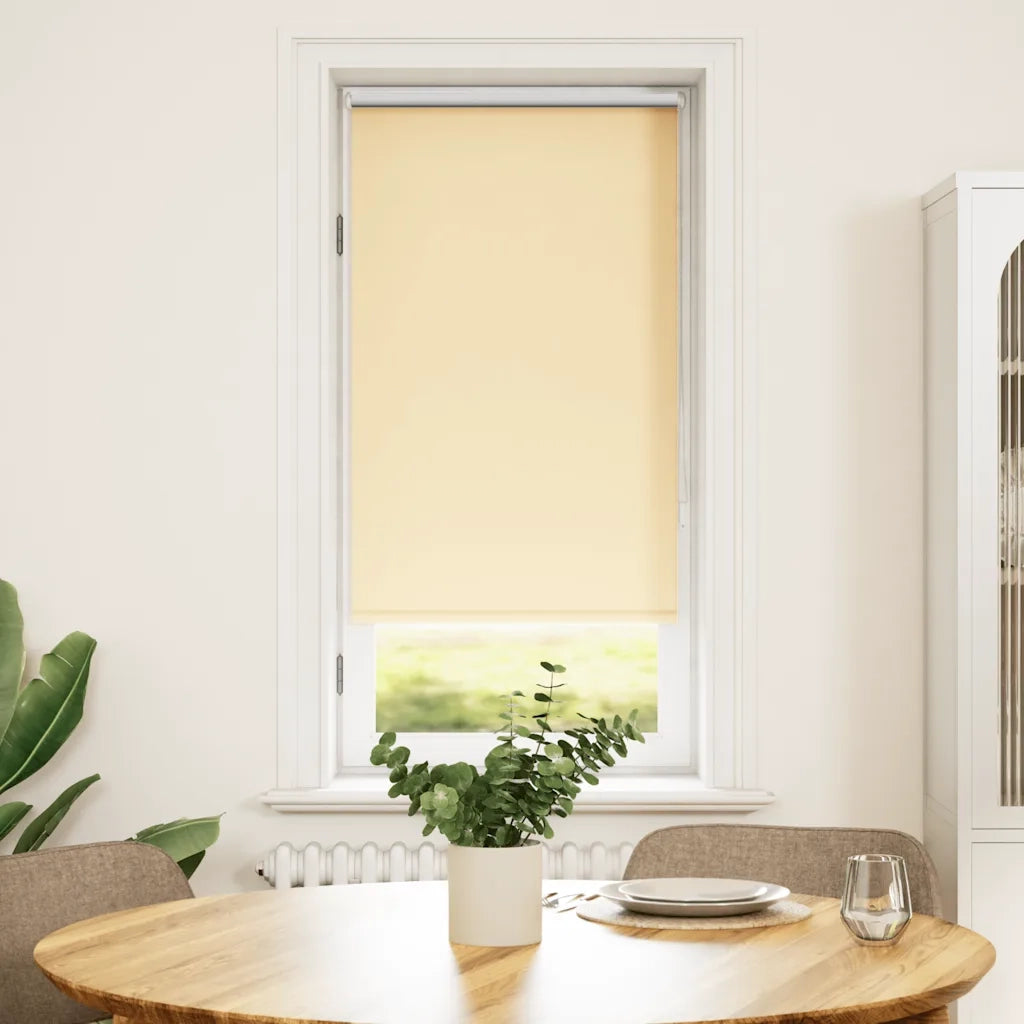 Tenda a rullo | Tenda avvolgibile oscurante 44,4x100 cm Tessuto Larghezza 40 cm Beige
