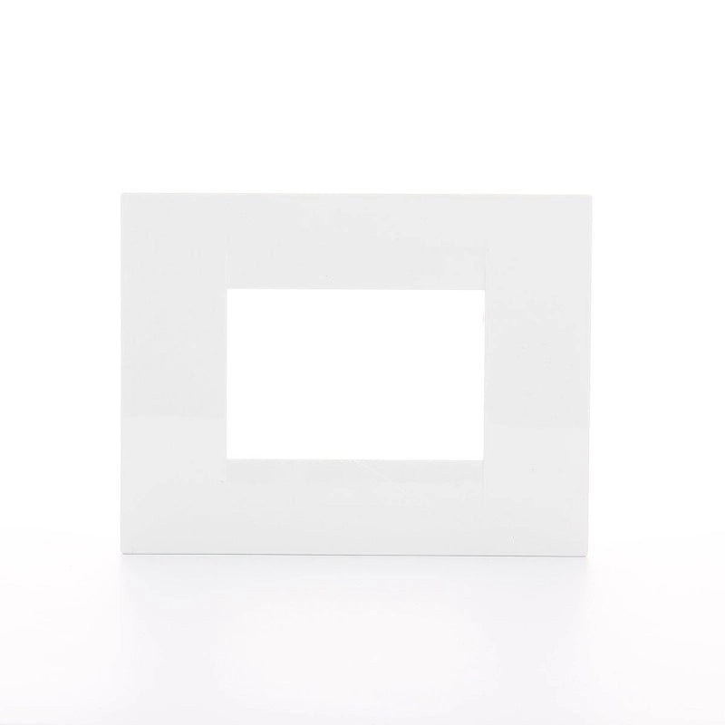 GW16403Tb Placca Geo 3 Moduli Bianco Latte