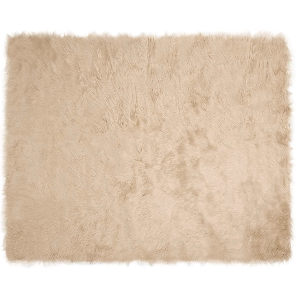 Tappeto in finta TAFALLA Beige 200 x 280 cm Poliestere