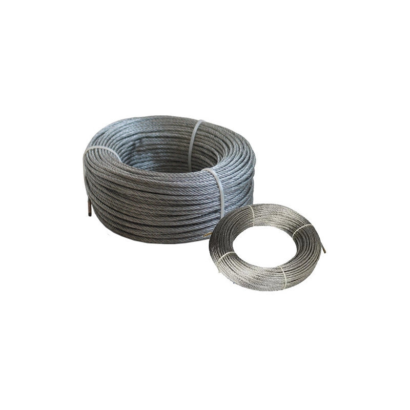Fune commerciale zincata 4 mm rotolo 100 m in acciaio – GIOSTYLE