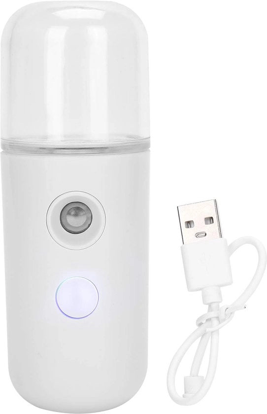 Vernevelatrice per la cura della pelle - Spruzzatore idratante - Portatile - Capacità 30 ml - Funzione di nebbia fredda - Pulizia della pelle
