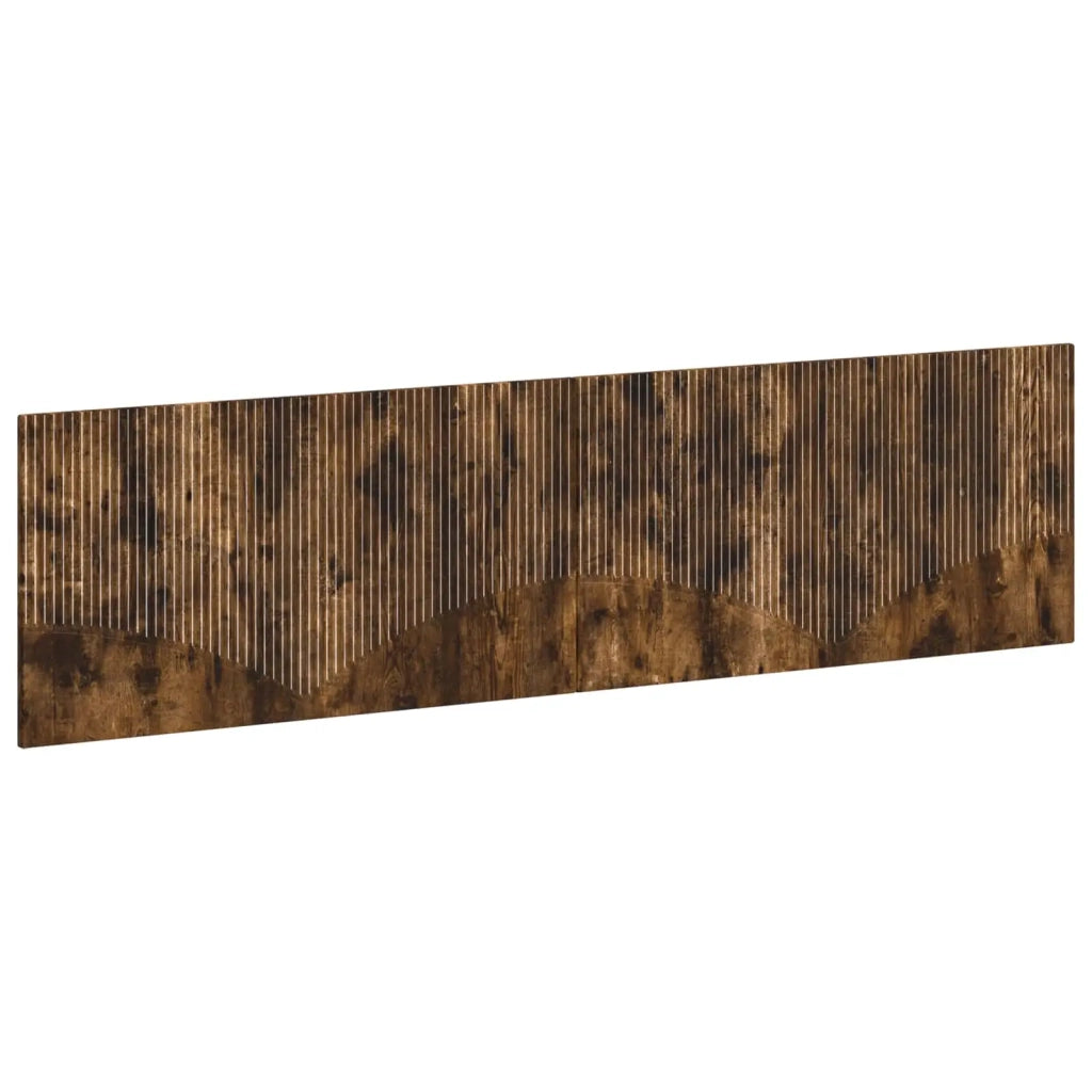 Testiera da Muro HOORN Rovere Fumo Legno ingegnerizzato 897370