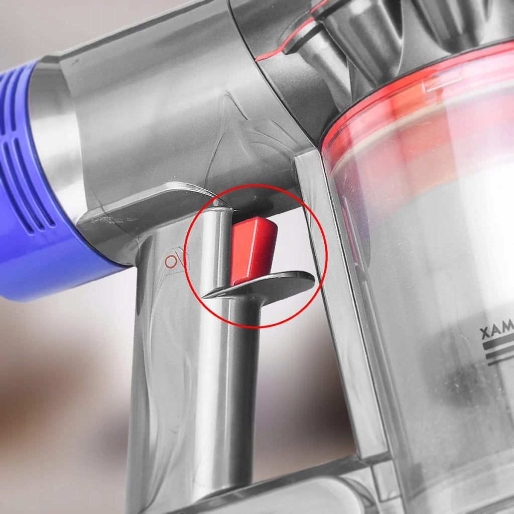 Pulsante di Ricambio per Aspirapolvere compatibile con Dyson V10 V11 SV12 SV14 – Rosso, Materiale Resistente