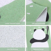 Matte Antiscivolo PVC con Loofah per la Zona della Doccia Bagnata