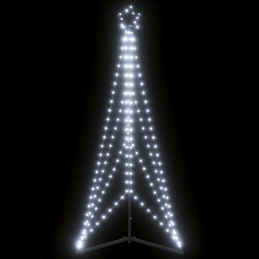 Albero di Natale a LED 363 LED Bianco Freddo 182 cm 3307644