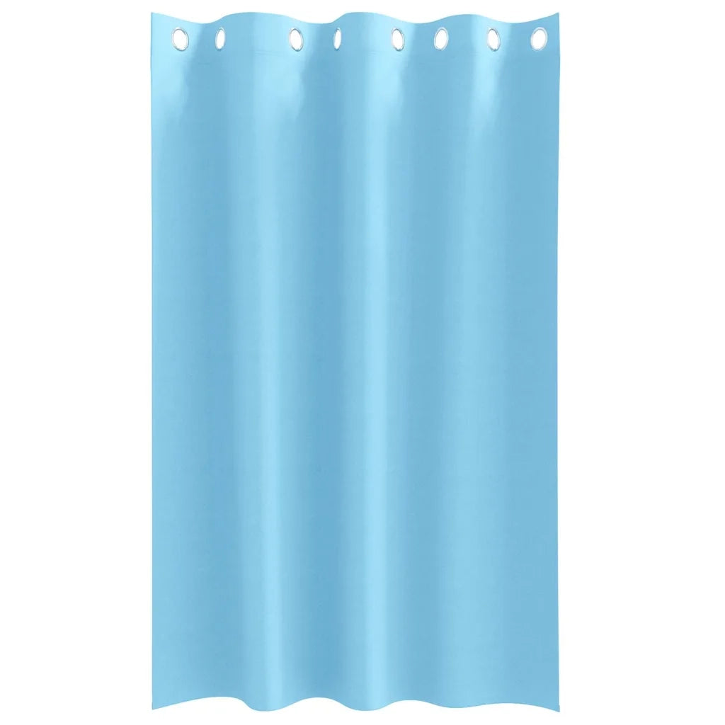 Tende Blackout con Anelli 2 pz Blu Chiaro 175 x 140 cm 4107324