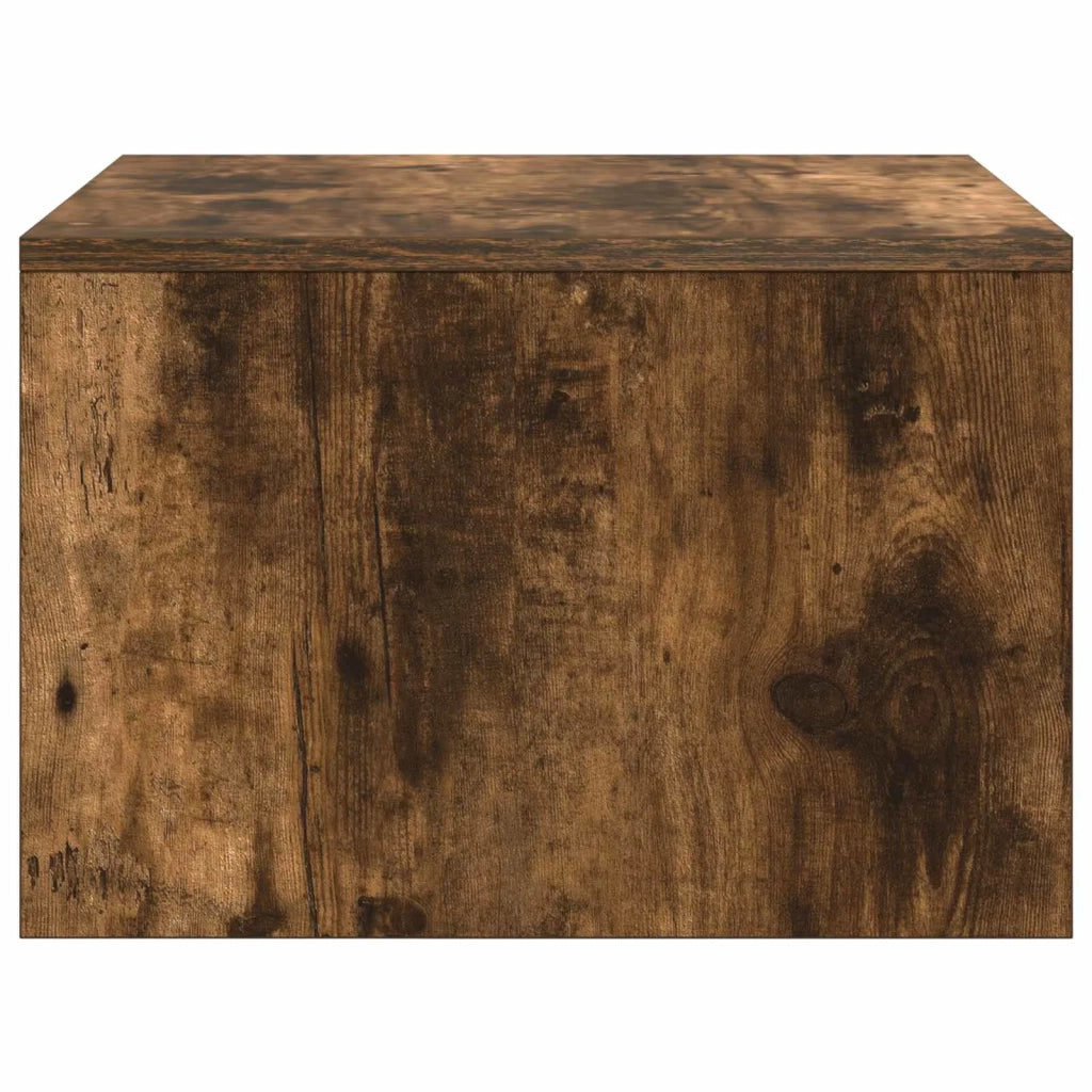 Scrivania a parete Rovere fumé 60 x 45 x 30 cm 891388
