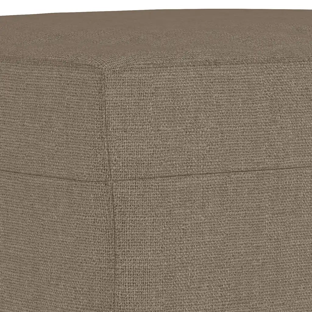 Panca Tortora 100x35x41 cm in Tessuto 349458