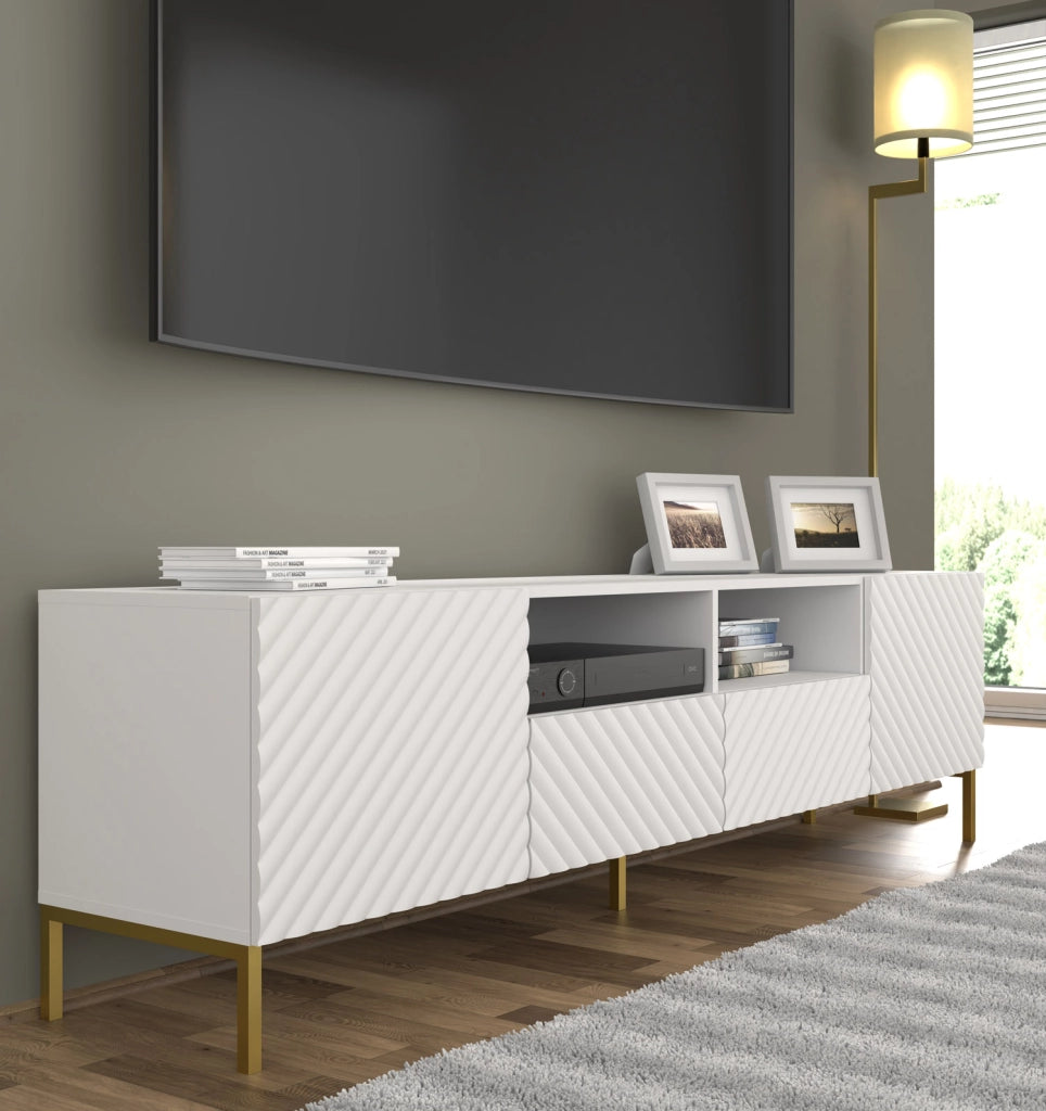 MOBILE SURF PORTA TV 200 2D2S BIANCO OPACO