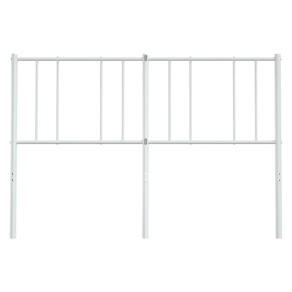 Testiera di Ricambio in Metallo Bianco 135 cm 352561