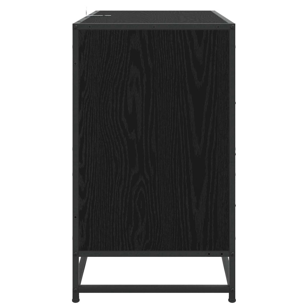 Mobile con Cassetti 3-Cassetto Rovere nero 70 x 41 x 70 cm 8010308