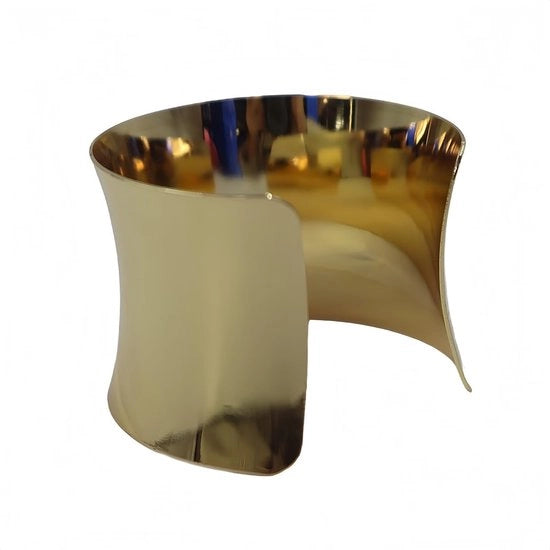 Bracciale per polso in argento - 2 pezzi - Disegno flessibile - Sostenibile - Bracciali aperti con laccio largo - Comodo da indossare - Bracciale per orecchini