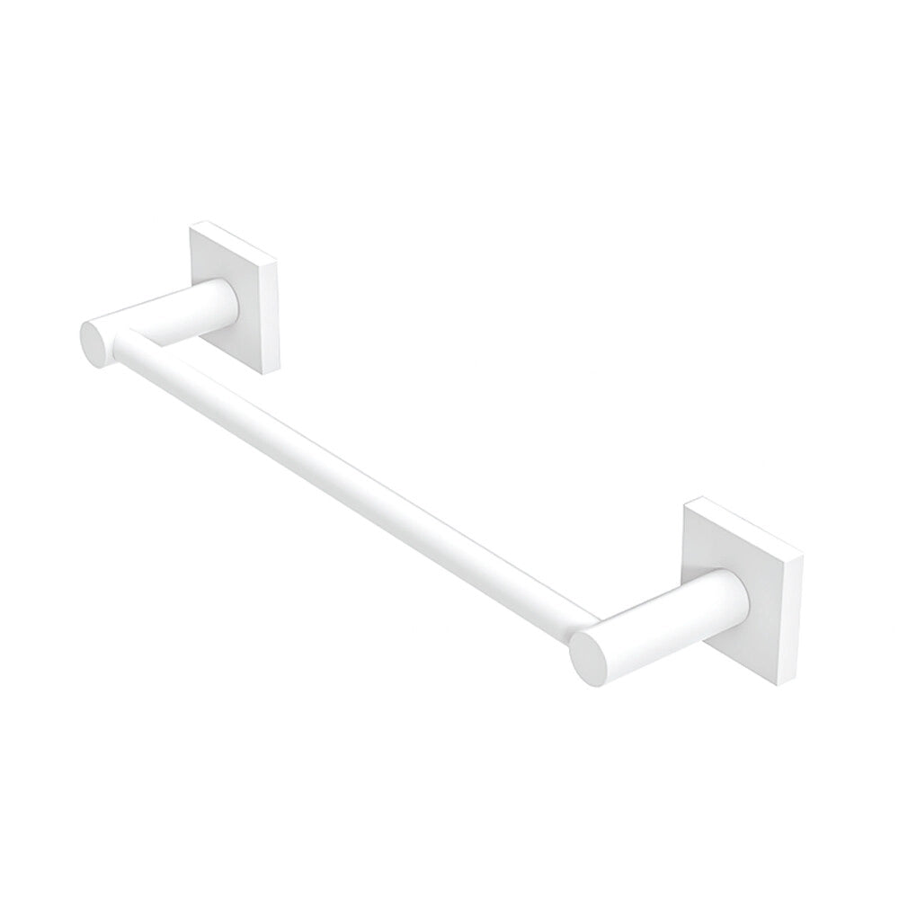Porta asciugamani da muro 30 cm bianco in acciaio inox Sidera
