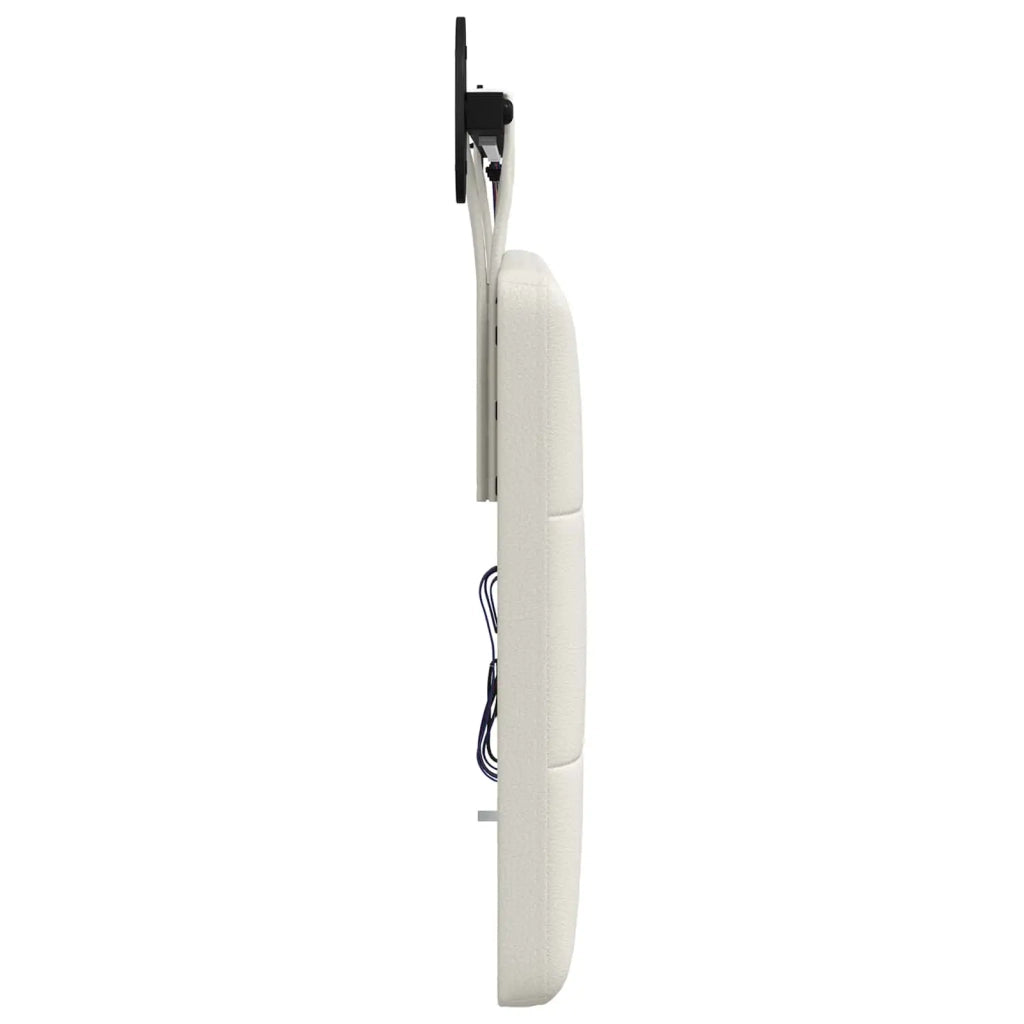 Testiera sospesa Con luce LED Bianco Similpelle