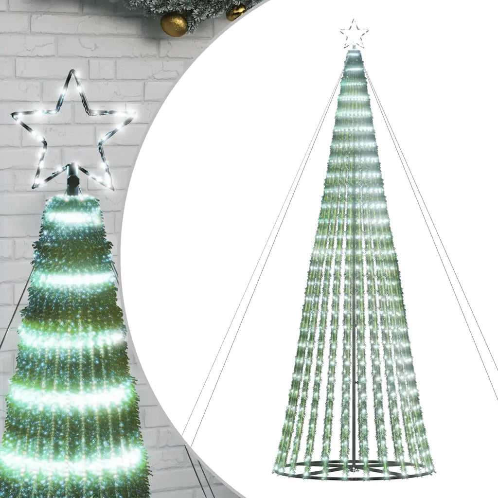 Albero di Natale a LED-Luci decorative natalizie 1028 LED Bianco Freddo 403 cm