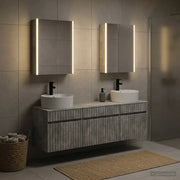 Set di Armadi da Bagno 5 pcs Grigio Cemento 53 x 15,5 x 70 cm 3406610