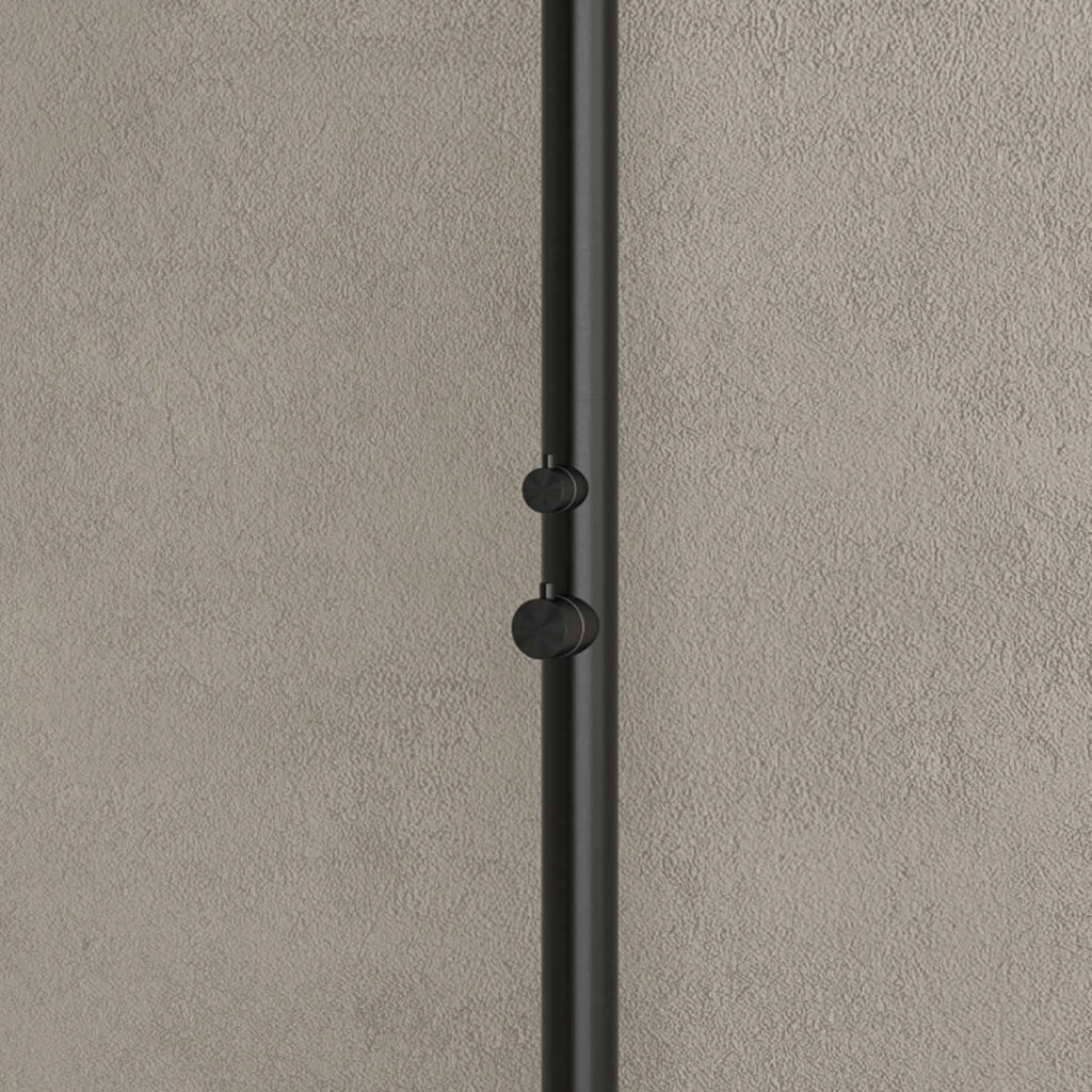 Doccia da Giardino in Acciaio Inox con Sistema C-box Sined Olbia Nero