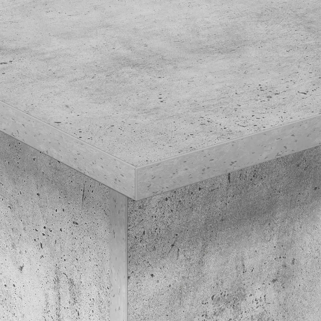 Tavolino Grigio cemento 35,5 x 35 x 40 cm Legno multistrato 891211