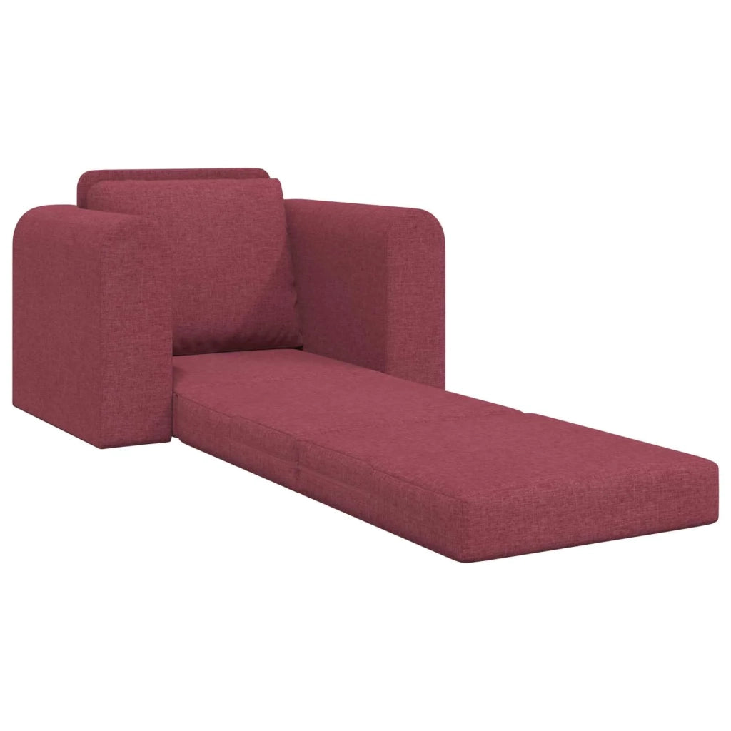 Divano letto Rosso Vino 98 x 71 x 83 cm Tessuto 4106658