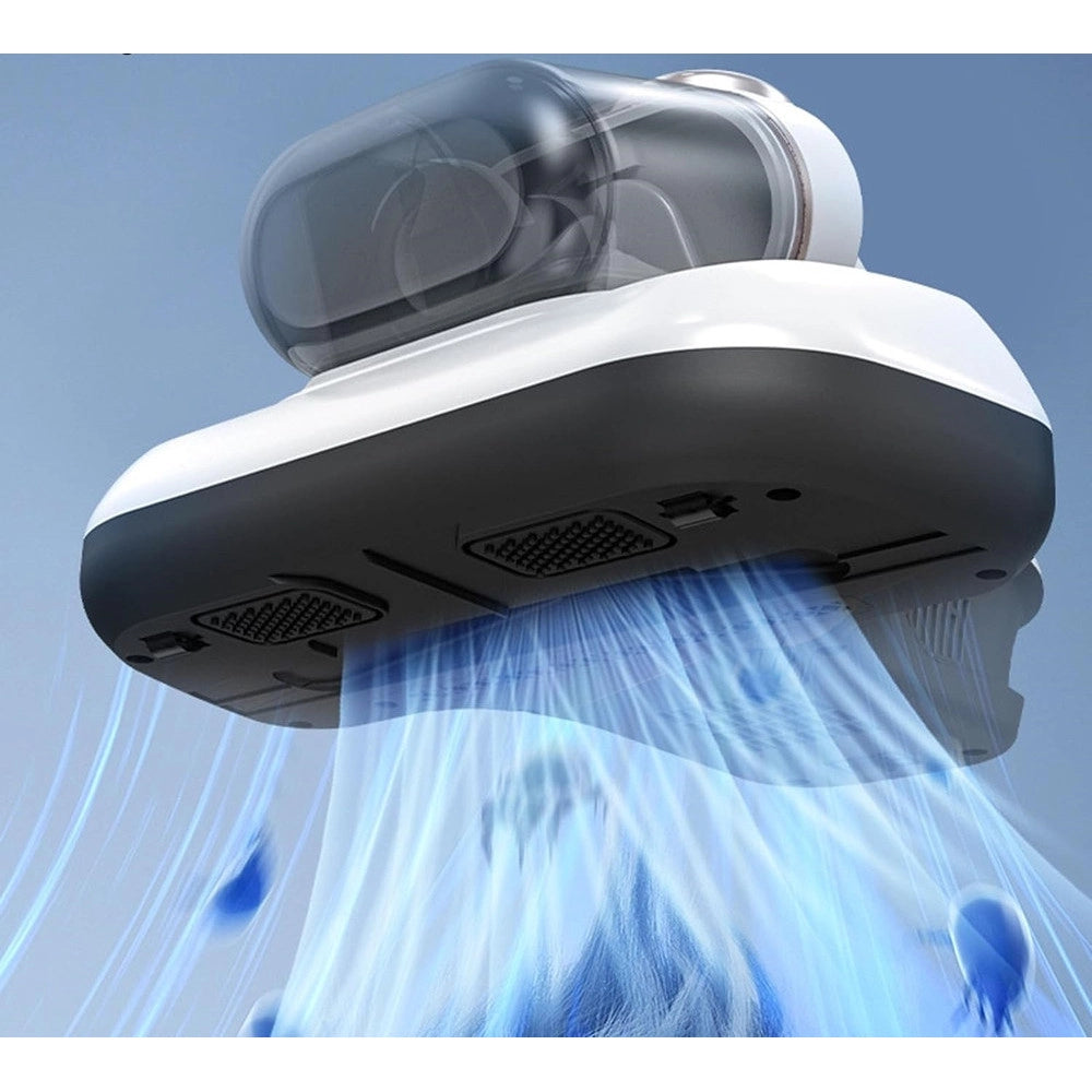 Trade Shop - Aspirapolvere Senza Fili Portatile Rimuovi Acari Con Dopρρια Tazza 3 Velocità Tecnologia Uv-c -