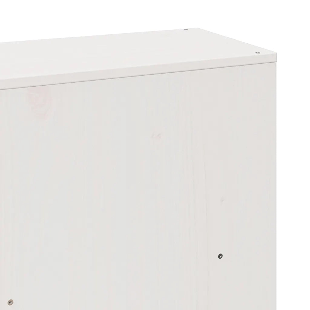 vidaXL Letto Libreria senza Materasso Bianco 200x200 cm Legno di Pino