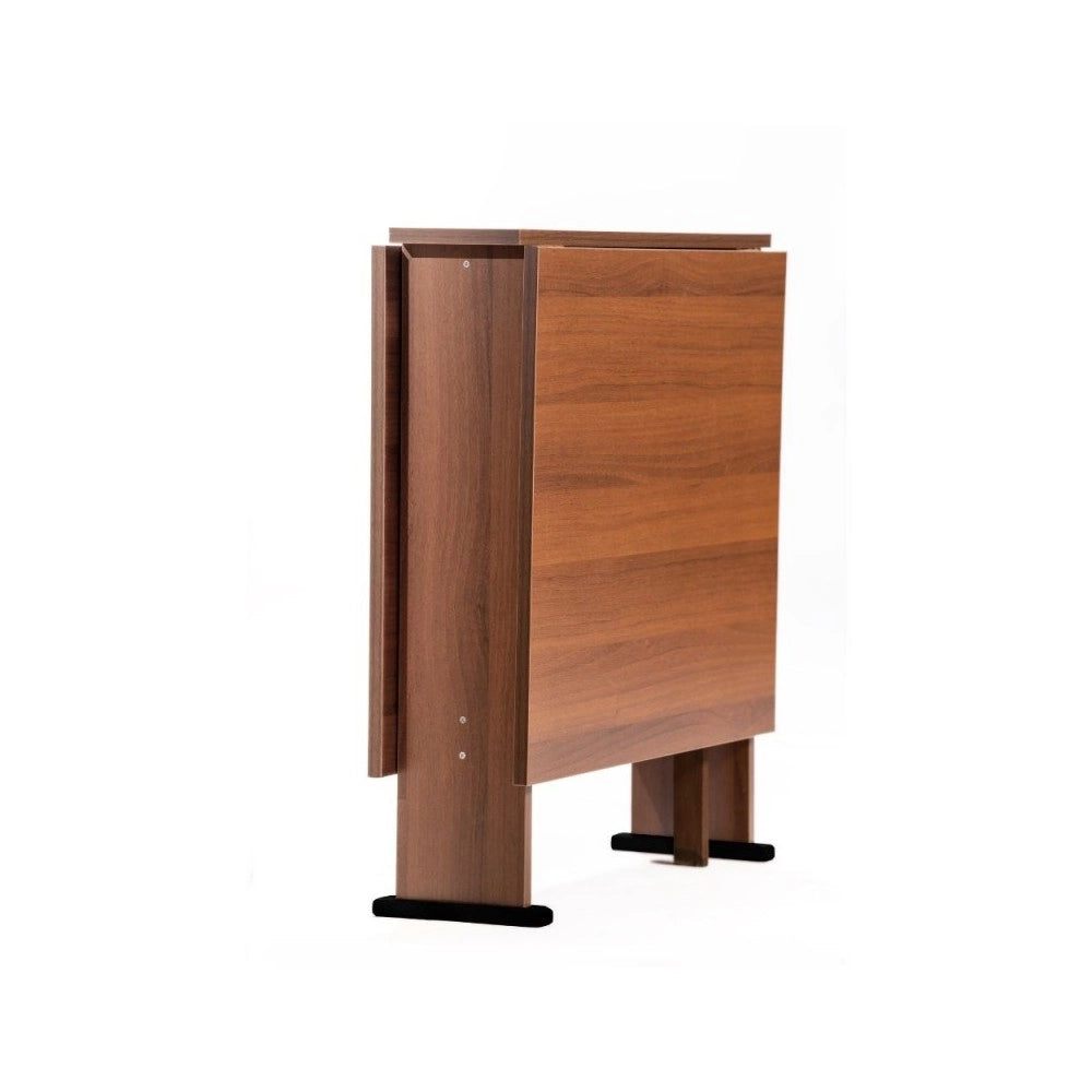 Tavolo Consolle Pieghevole noce Mati Salvaspazio 21x74x78H