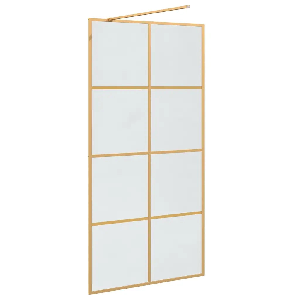 Parete Doccia Walk-in Oro 100 x 195 cm vetro temperato