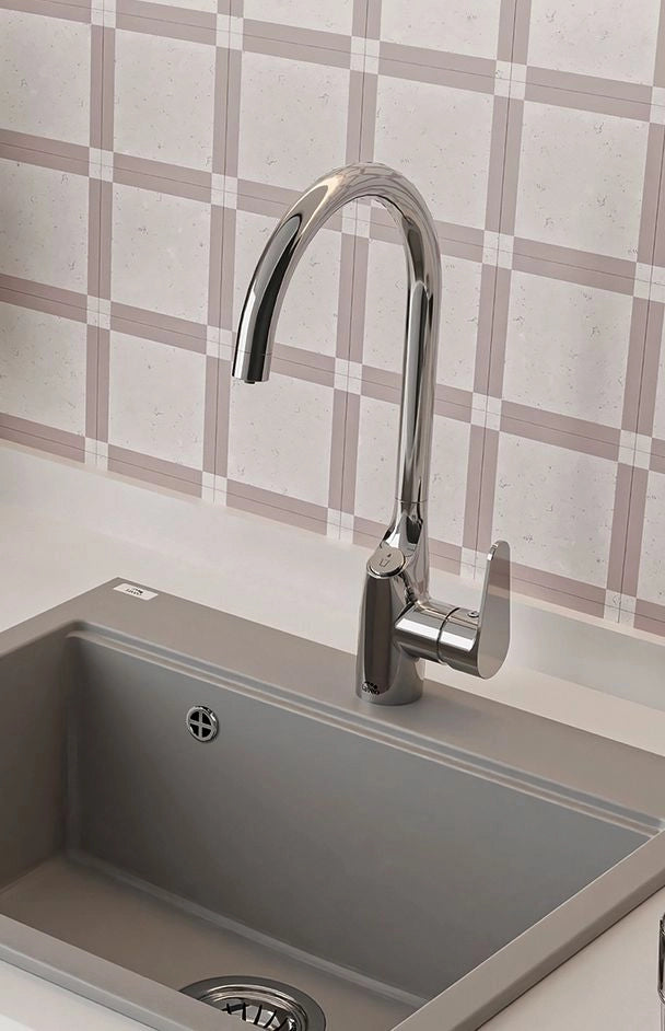 Miscelatore cucina con Filtro acqua potabile | Cromato e Design Moderno
