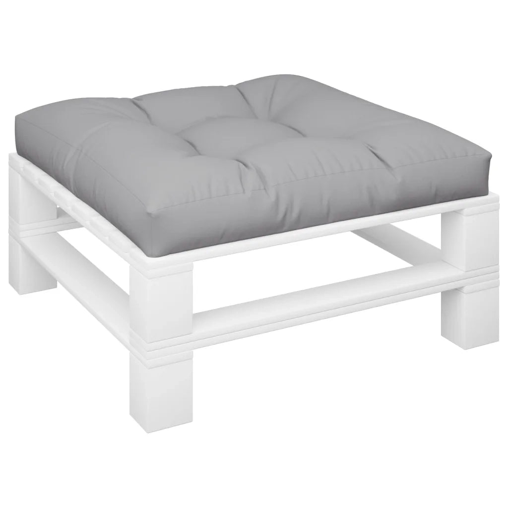 Cuscino per pallet | Cuscini per sedie Grigio 70x70x12 cm in Tessuto