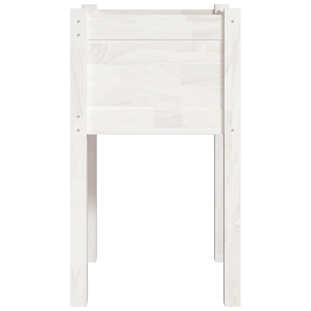 Fioriera aiuola rialzata fioriera aiuola giardino terrazze esterne set da 2 40 x 40 x 70 cm legno di pino bianco 02_0038898