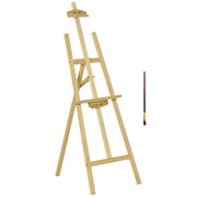 Cavalletto da Pittura in Legno ¨C Xylo ¨C Angolo Regolabile 75¡ã 51,5x71,5x134,5cm Naturale