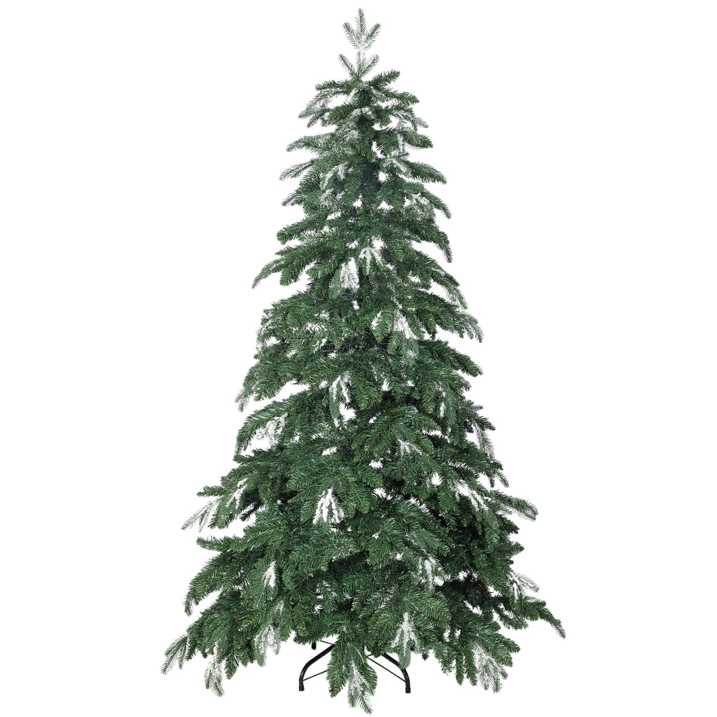 Albero di Natale Artificiale 180 cm ¨C zephmum ¨C Effetto Neve, Base in Acciaio Pieghevole