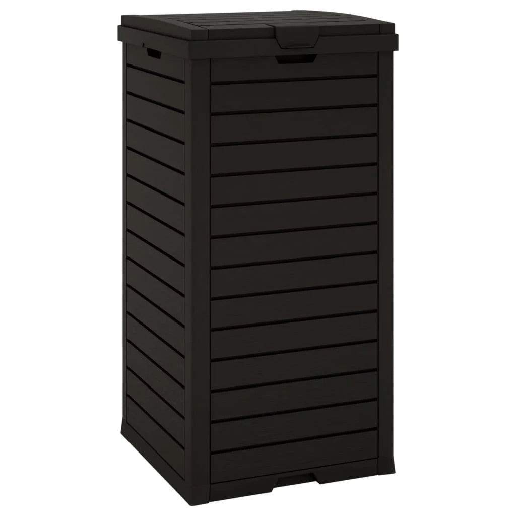 Cestino da esterno 41 x 41 x 86 cm polipropilene nero 02_0006069