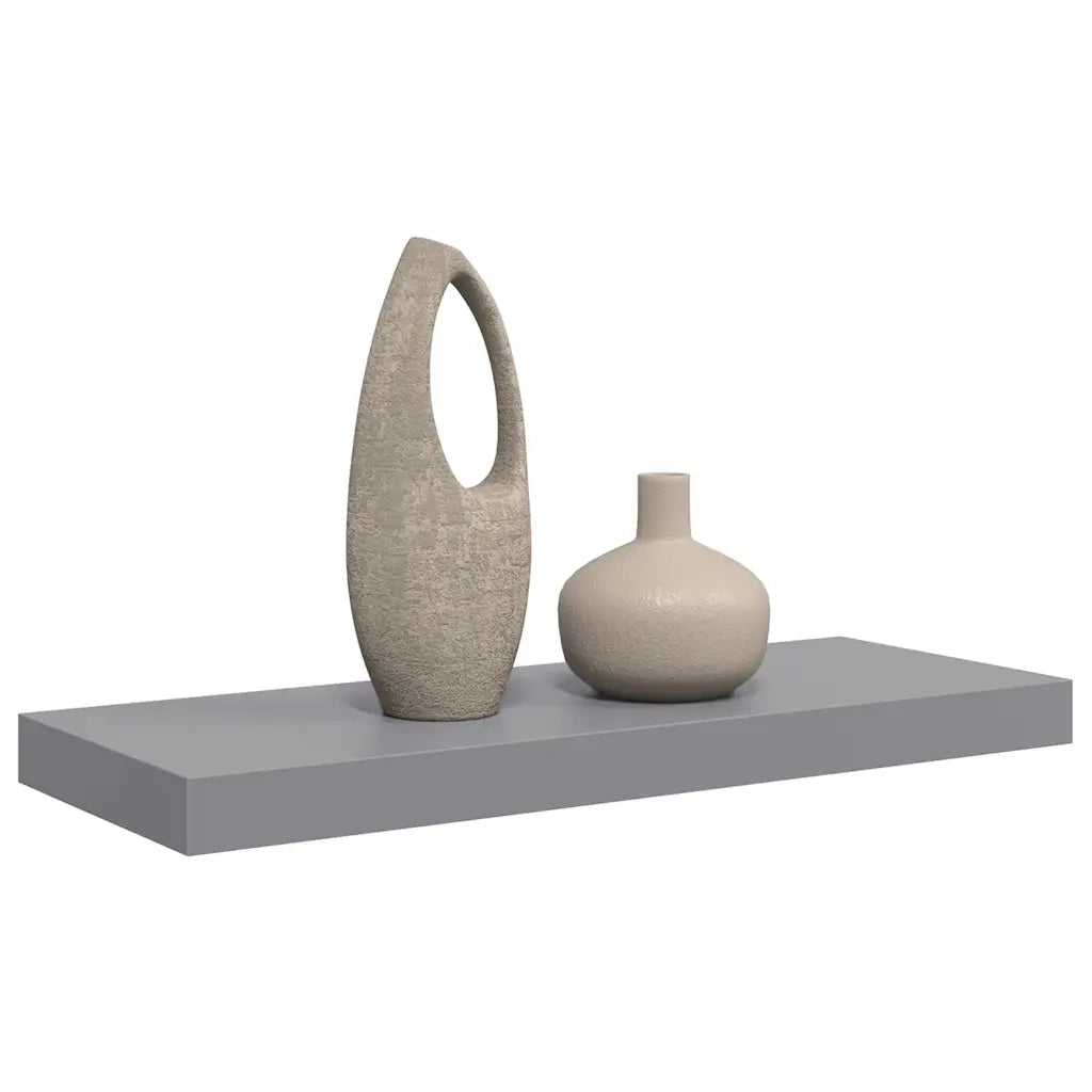 Scaffale a Parete Grigio 60x23,5x3,8 cm in MDF cod mxl 33544