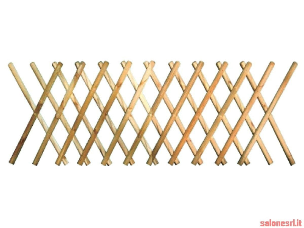 STECCATO ESTENSIBILE RECINZIONE GRIGLIATO TRALICCIO IN LEGNO CM.80X250H
