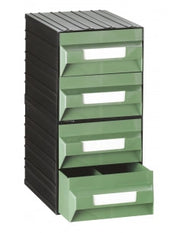 Cassettiera modulare porta minuteria con 4 cassetti e 16 divisori - Modello Mobil 1