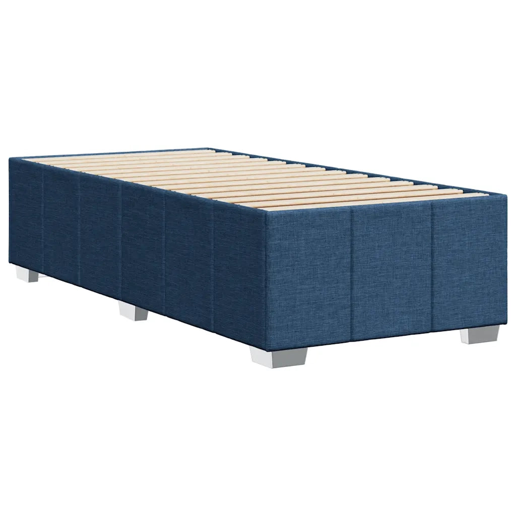 Giroletto senza Materasso Blu 100x200 cm in Tessuto