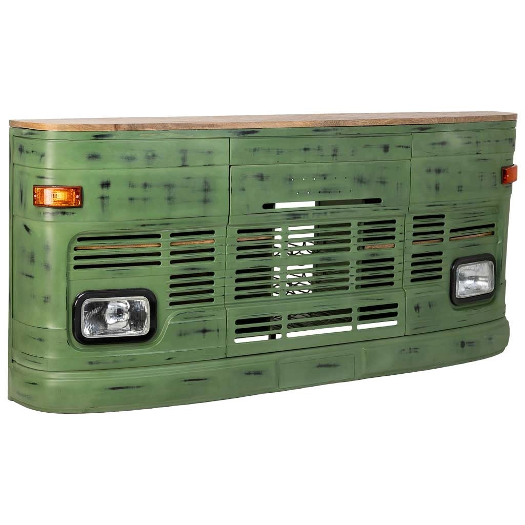 Mobile bar verde  241x40x108