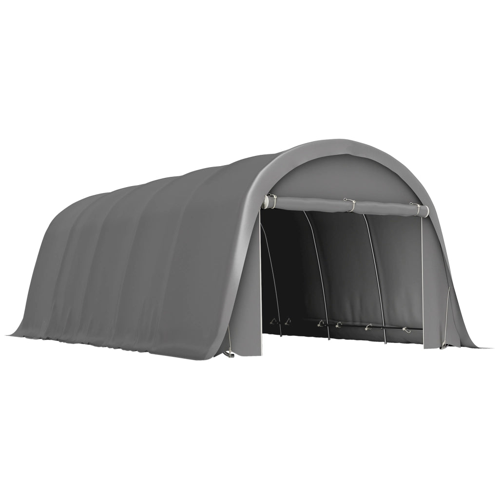 Tenda garage auto 3,6x7,2m ¨C Xylo ¨C grigio scuro con pareti laterali rimovibili