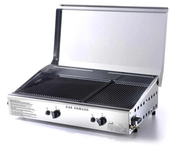 Doppia Piastra di Cottura in Ghisa a Gas GPL Ompagrill Plancha Double 4069 Cover