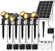 Illuminazione Solare per Giardino - 6 Pezzi - Bianco Caldo