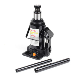 Cric a bottiglia da 10 t abbassamento lento 205-390 mm Martinetto idraulico