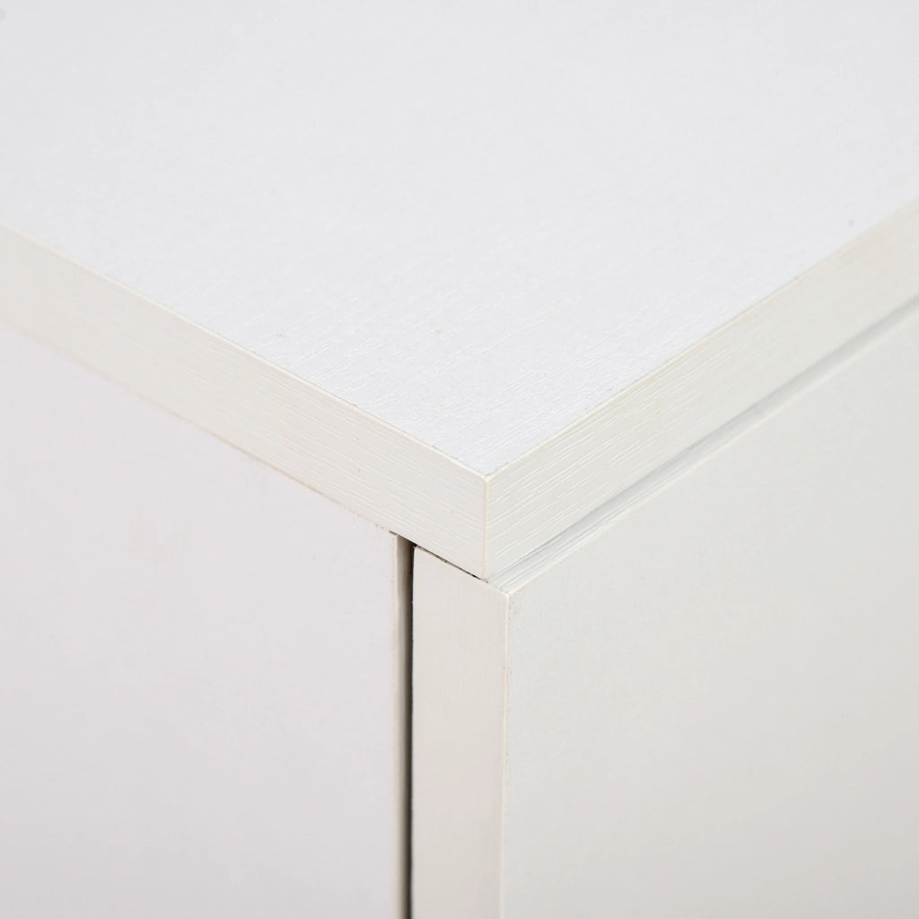 Mobile Portadocumenti con Ruote ¨C Xylo ¨C Legno Bianco 2 Ante 60x35x65cm