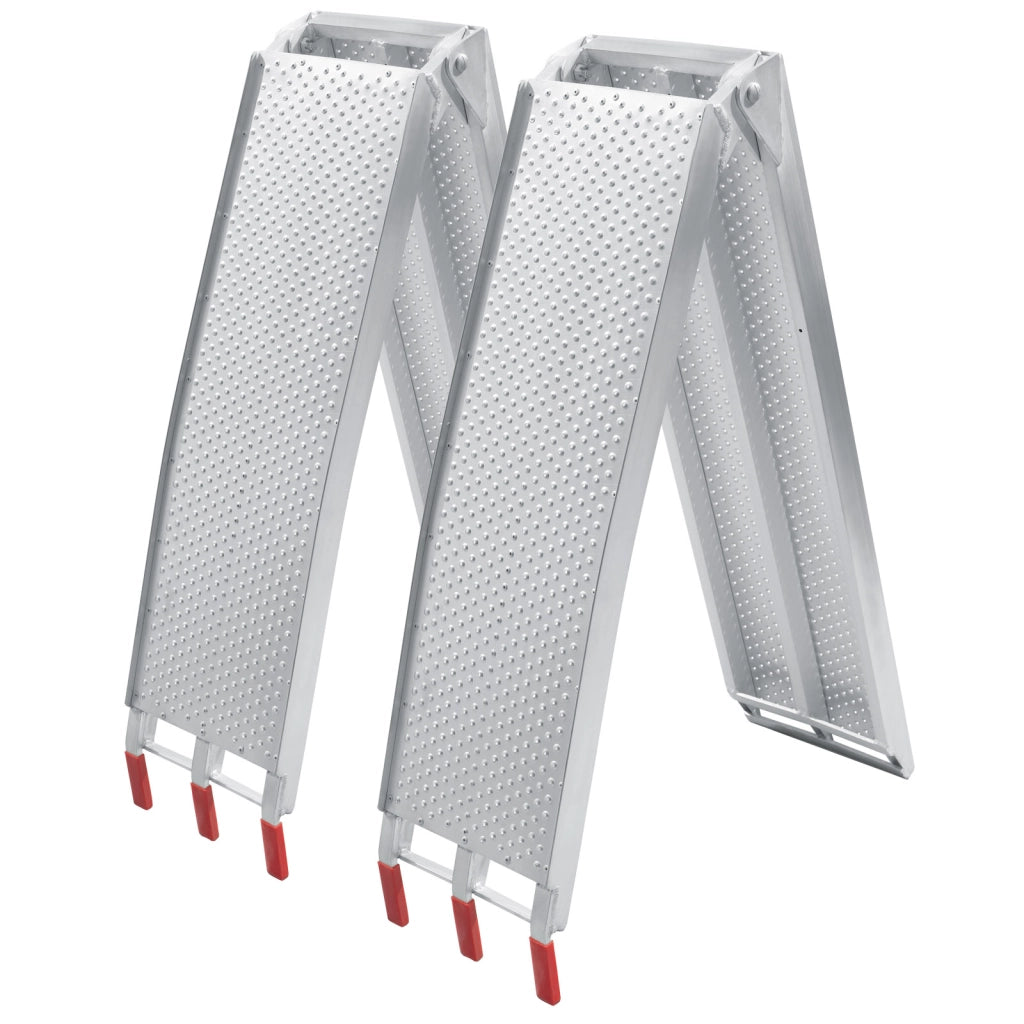 2x rampe di carico ripiegabili per moto ATV 215cm 680kg In alluminio Rampa di salita