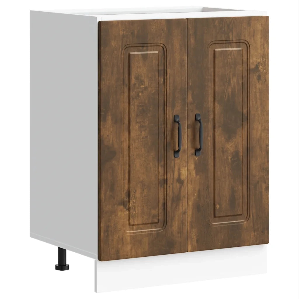 Mobile base lavello Kalmar Rovere Fumo 60x46x81,5 cm Truciolato 853442