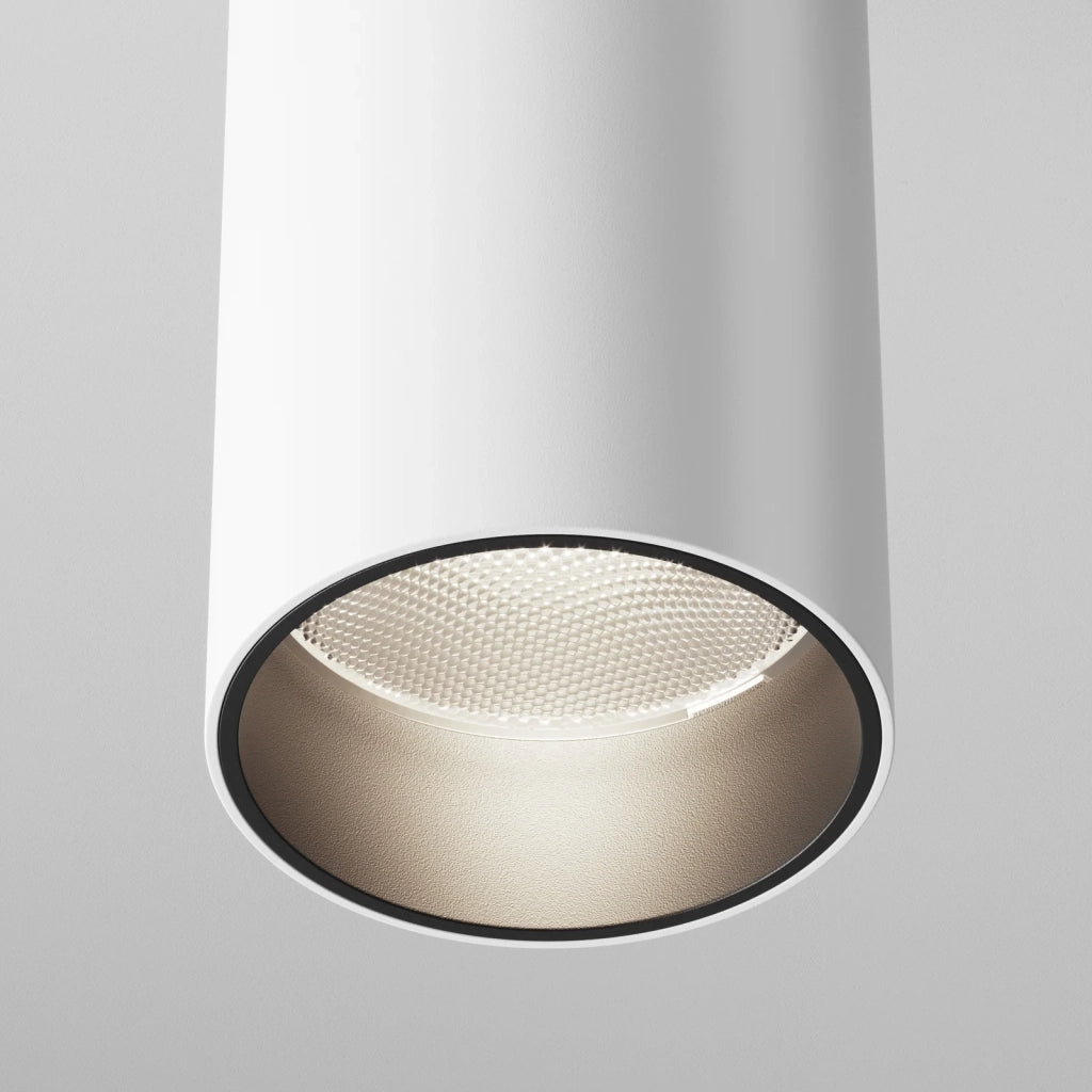 Maytoni Lampada Da Soffitto FOCUS LED 1 Luce LED Integrato Bianco Metallo