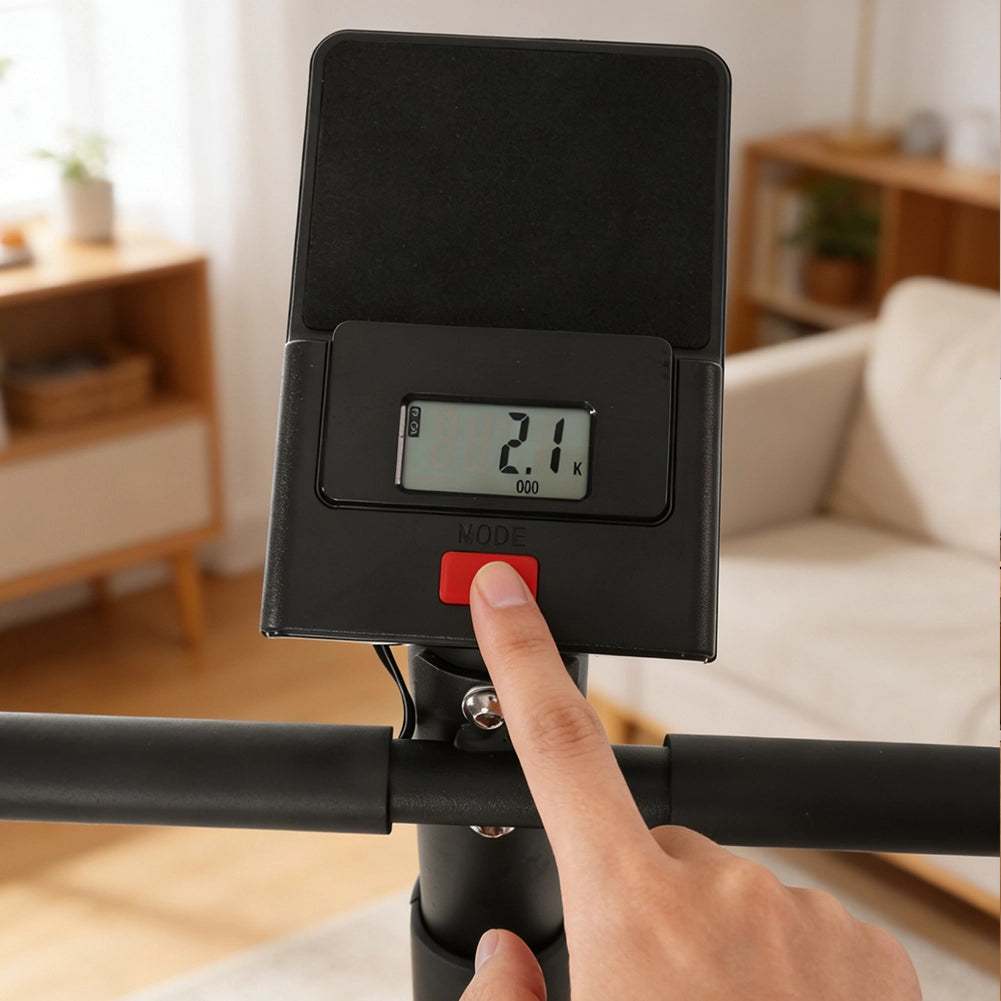 Cyclette Magnetica con 8 Livelli Potenza Bici Fitness Bicicletta Gym Allenamento