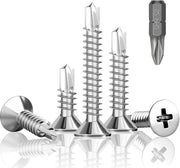 Viti a sezione autoportante M4.8 x 32 mm in acciaio inossidabile 410 con testa galvanizzata - Viti per foratura