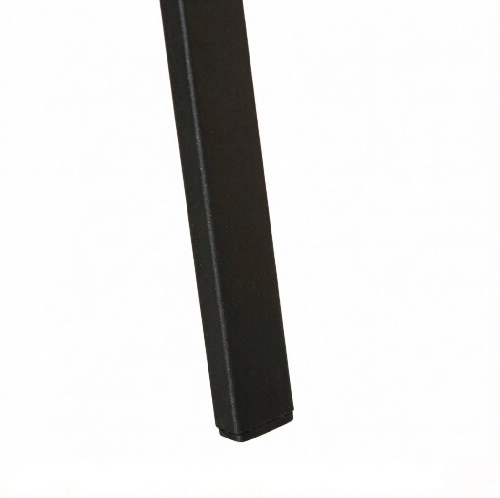 Appendiabiti 45x45x180 cm con 9 ganci e ripiano in metallo e MDF nero